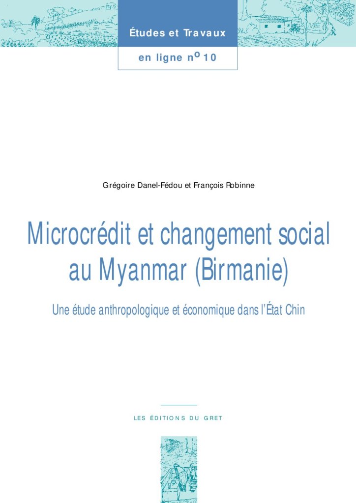 Microcrédit et changement social au Myanmar (Birmanie)