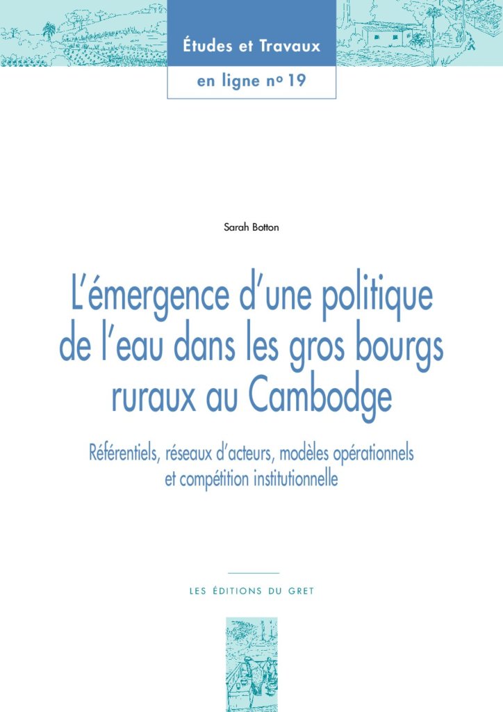 L’émergence d’une politique de l’eau dans les gros bourgs ruraux au Cambodge