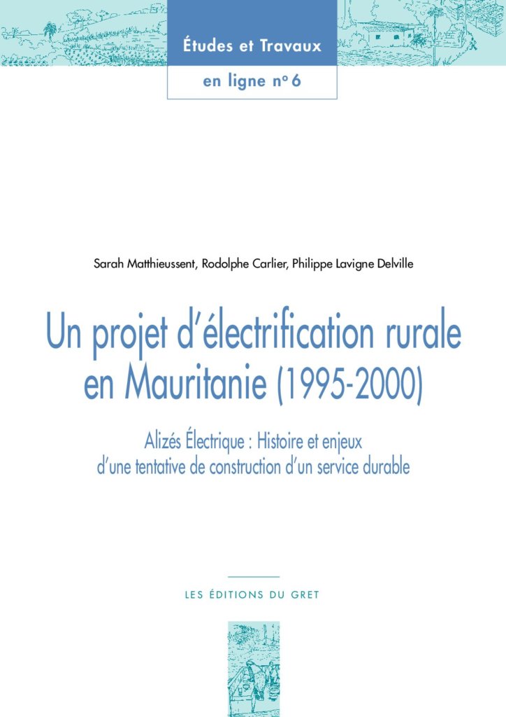 Un projet d’électrification rurale en Mauritanie (1995-2000)