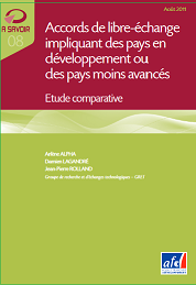 Accords de libre-échange impliquant des pays en développement ou des pays moins avancés