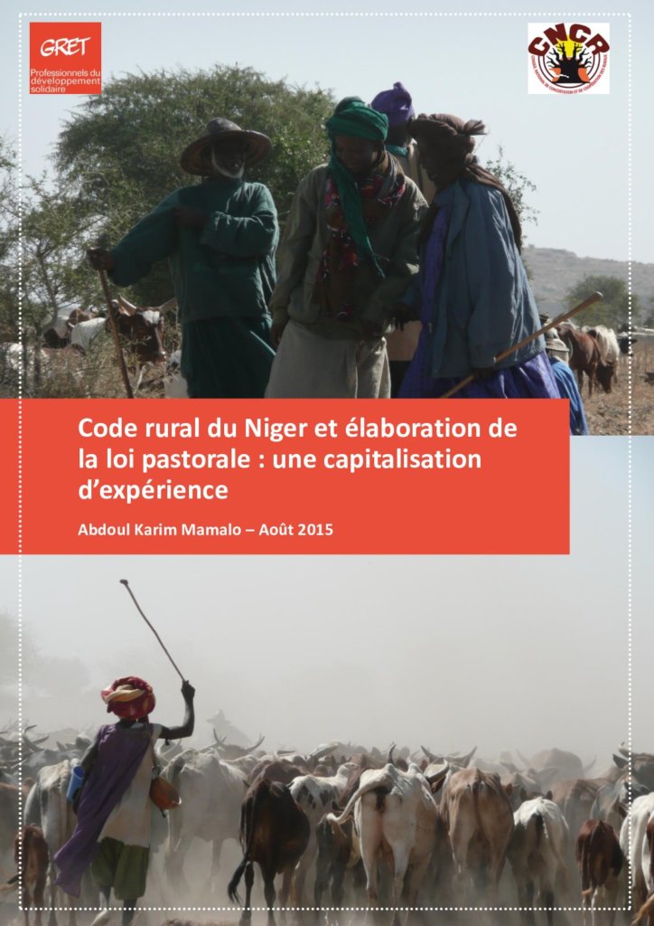 Code rural du Niger et élaboration de la loi pastorale