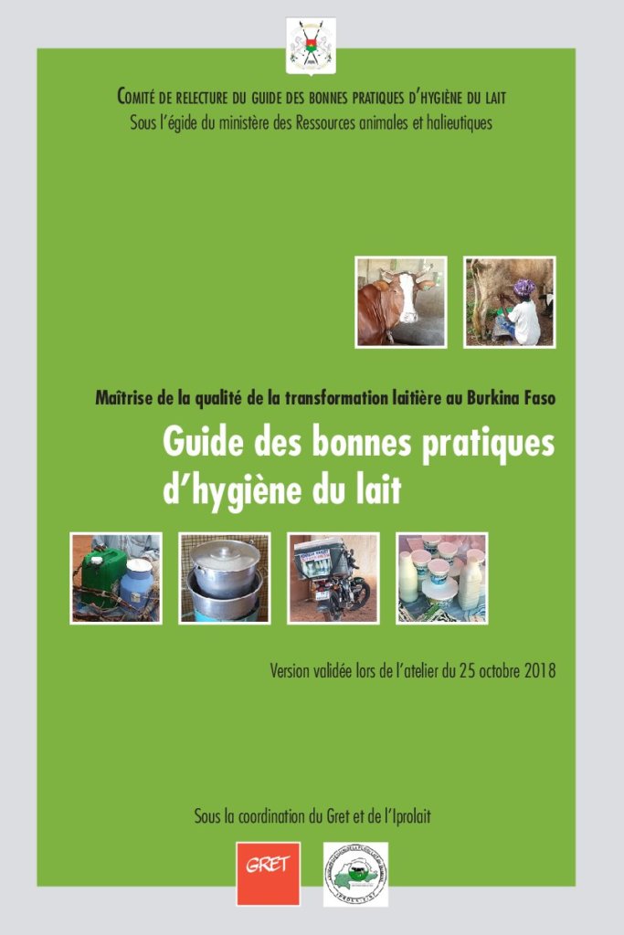 Guide des bonnes pratiques d’hygiène du lait