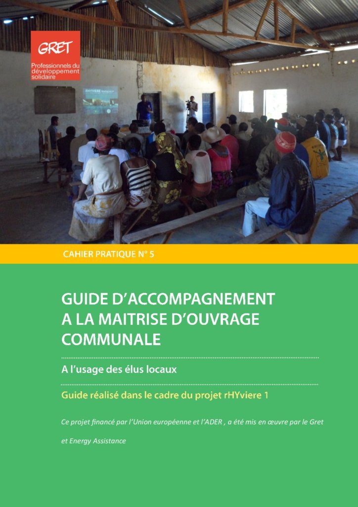 Guide d’accompagnement à la maîtrise d’ouvrage communale