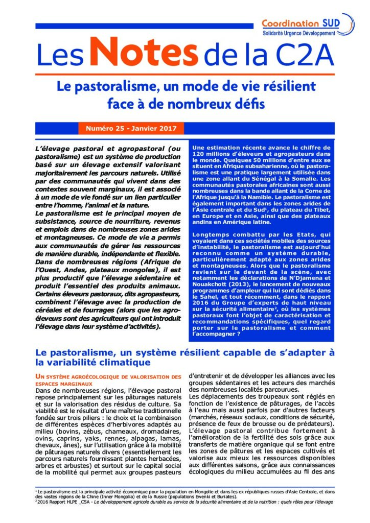 Le pastoralisme, un mode de vie résilient face à de nombreux défis