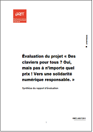 Évaluation du projet « Des claviers pour tous ? Oui, mais pas à n’importe quel prix ! »