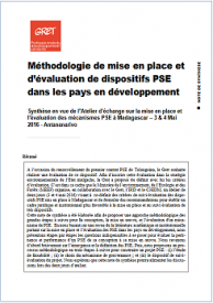 Méthodologie de mise en place et d’évaluation de dispositifs PSE dans les pays en développement