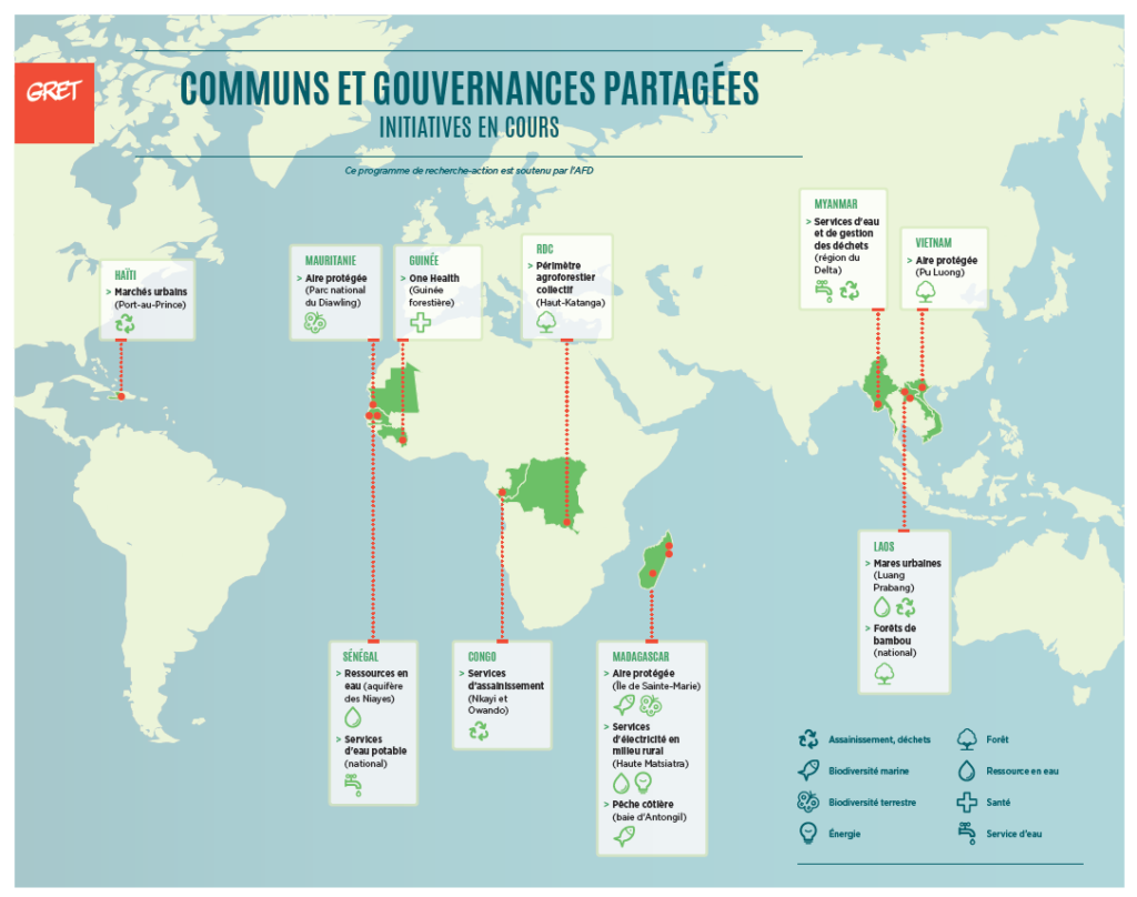Carte communs et gouvernances partagées