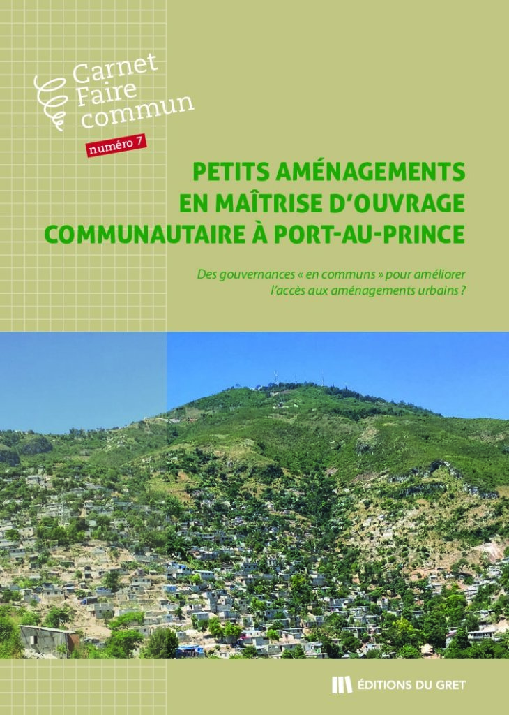 Petits aménagements en maîtrise d’ouvrage communautaire à Port-au-Prince